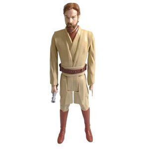 Star Wars Young Obi-Wan Kenobi Jedi 12” Action Figure Hasbro 2013